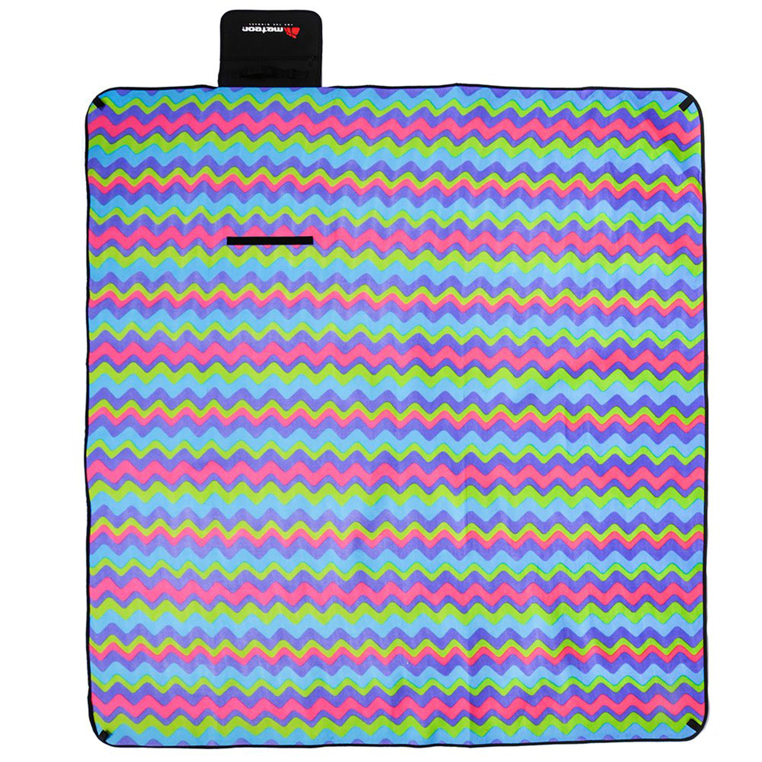 METEOR Waterproofing Foldable Picnic Blanket with Storage Bag and Strap