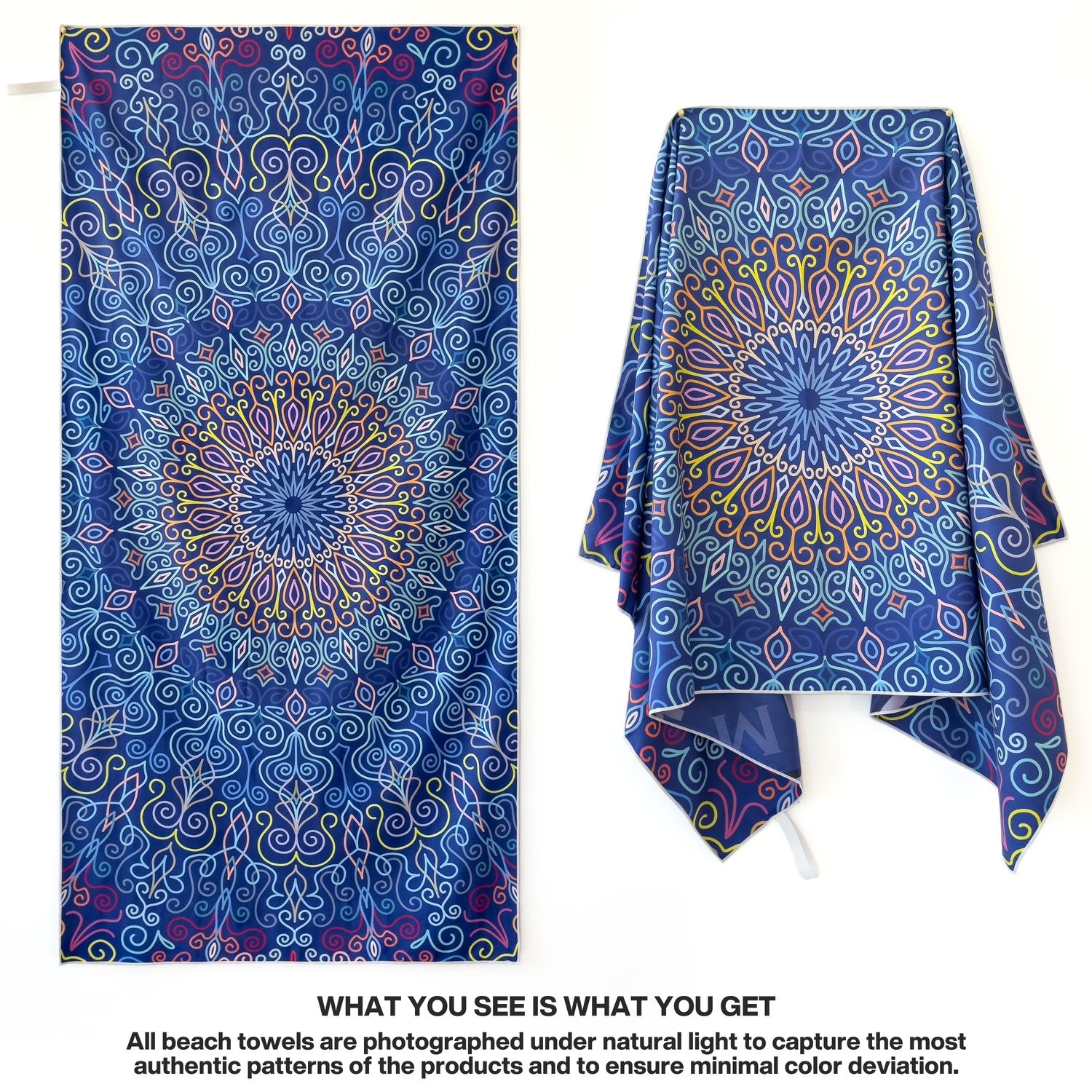 METEOR 180x90cm Extra Large Beach Towel, Sand Free, Quick Dry, With Carry Bag - Picture 23 of 203