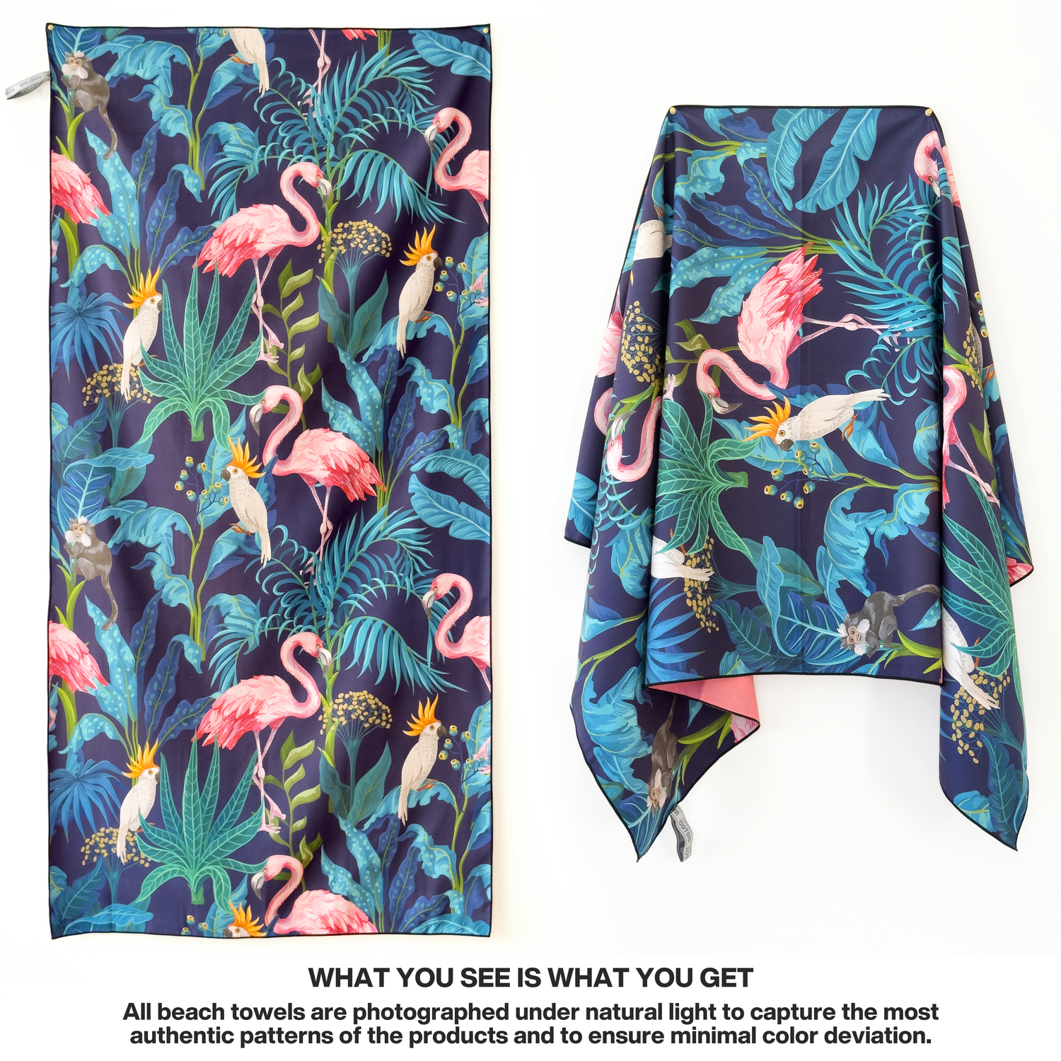 METEOR 180x90cm Extra Large Beach Towel, Sand Free, Quick Dry, With Carry Bag - Picture 142 of 203