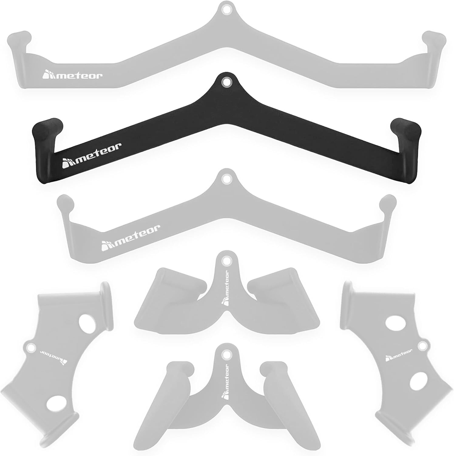 METEOR Cable Pulley Attachments, Exercise Machine Accessories LAT V-GRIP BICEPS - Picture 15 of 70