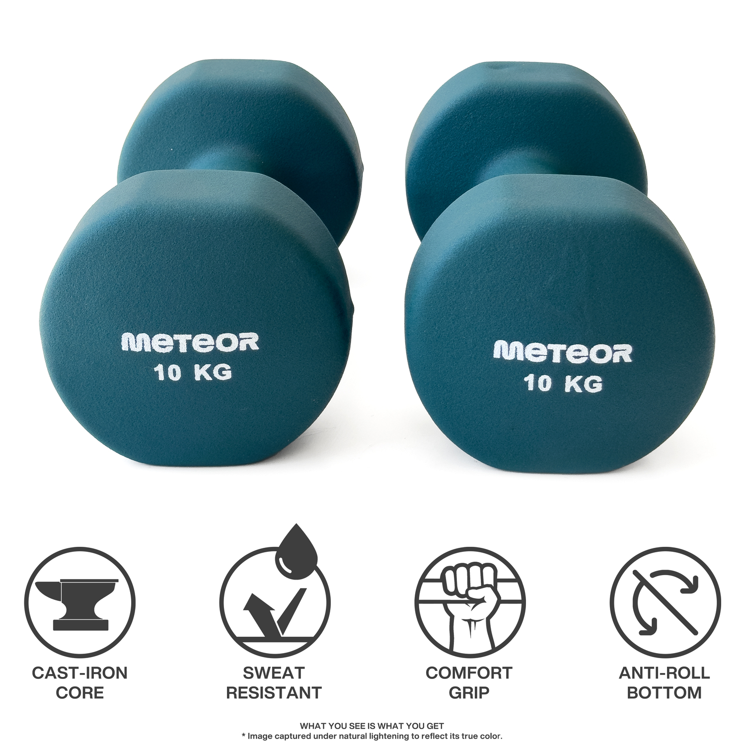 METEOR Anti-Slip Dumbbell-Dumbbell Set-Weightlifting-Barbell-Gym Weights - Picture 26 of 104
