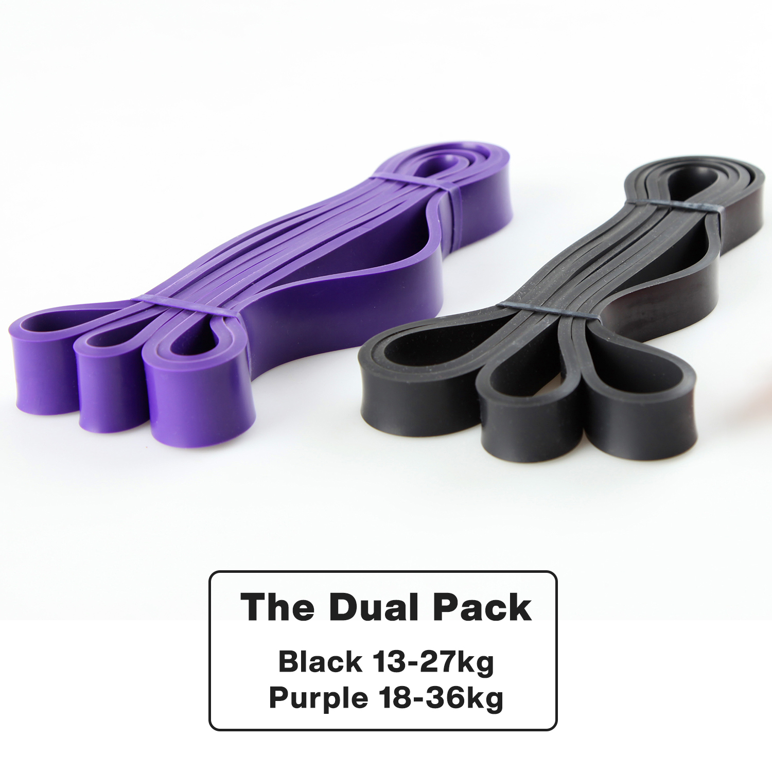 Meteor Essential Power Bands Resistance Loop Set Dumbbell Barbell Home Fitness - Picture 50 of 107