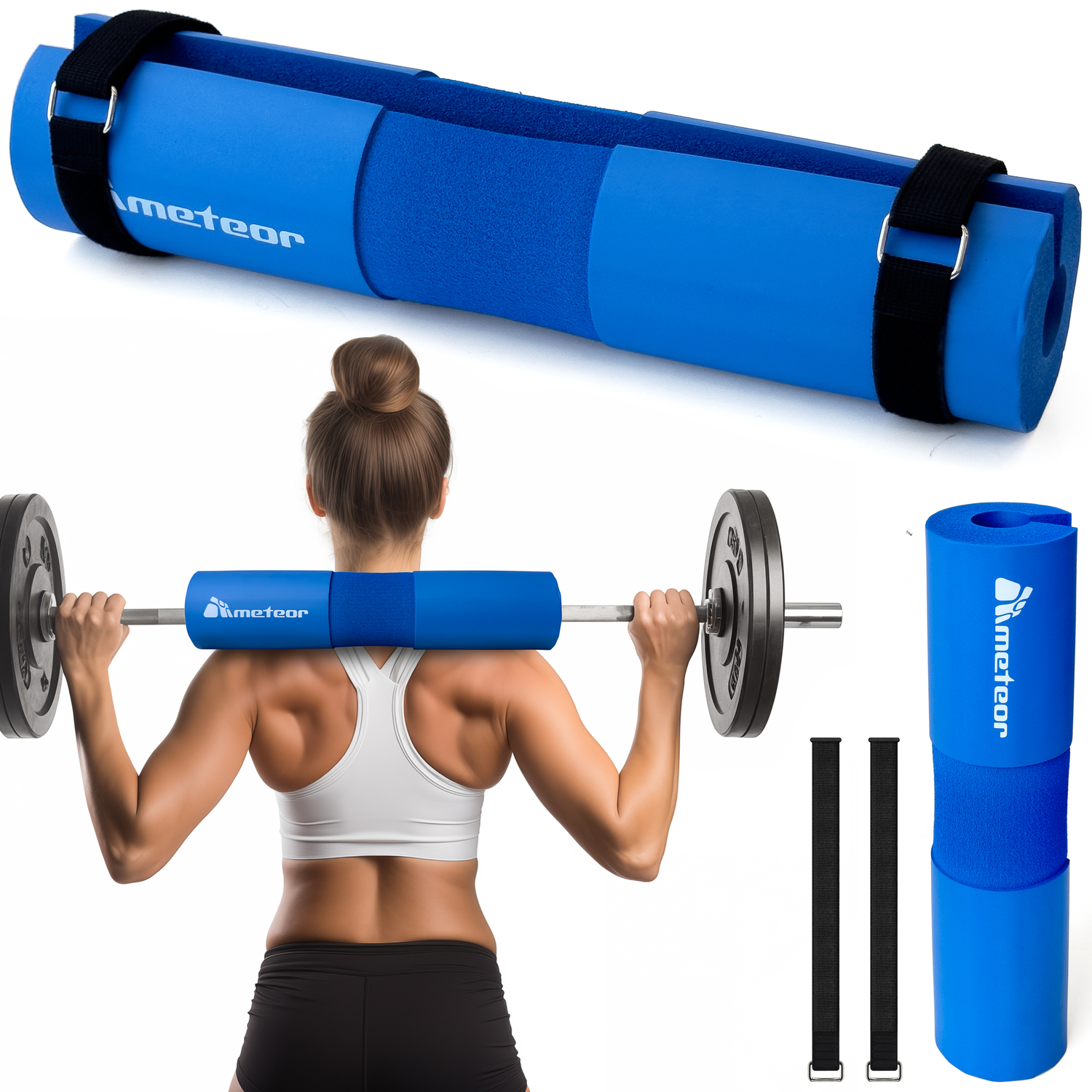 METEOR Barbell Pad Shoulder Pad Squat Pad Weightlifting Hip Thrust Lunges - Picture 21 of 79