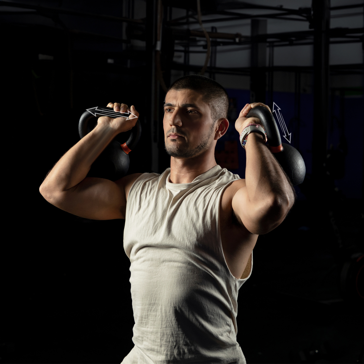 METEOR 4-24kg Cast Iron Kettlebells with Color-Coding Weightlifting Kettlebells - Picture 55 of 77