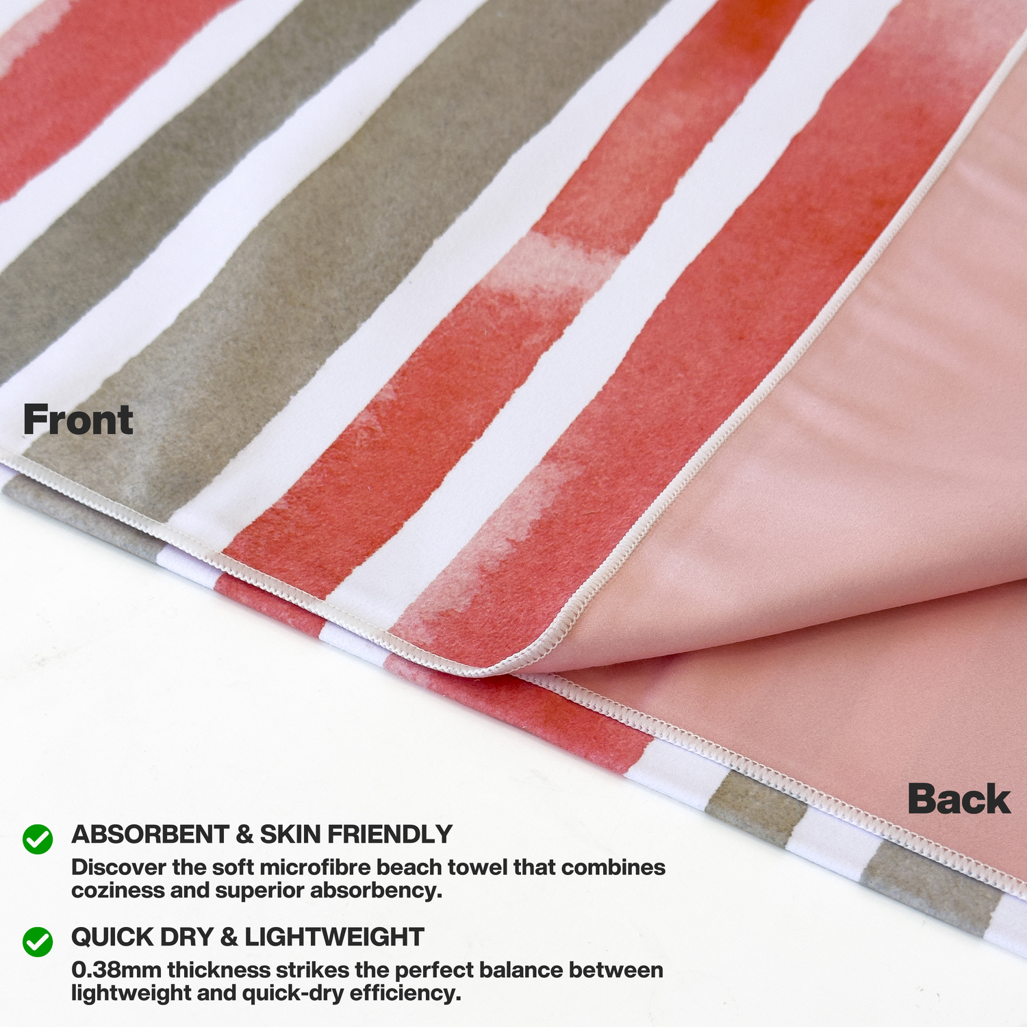 METEOR 180x90cm Extra Large Beach Towel, Sand Free, Quick Dry, With Carry Bag - Picture 122 of 203