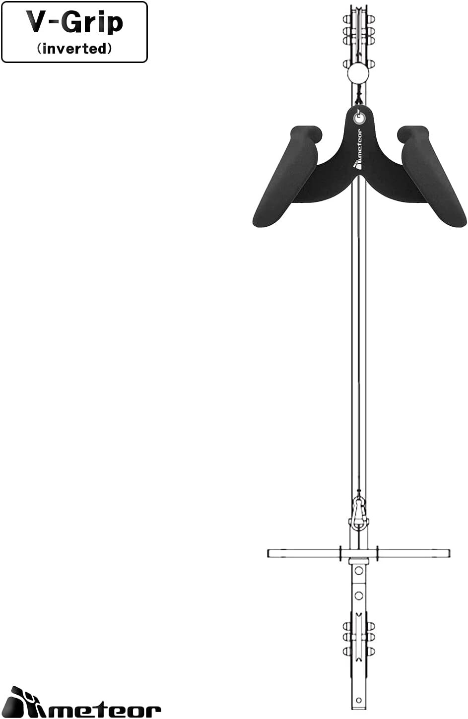 METEOR Cable Pulley Attachments, Exercise Machine Accessories LAT V-GRIP BICEPS - Picture 57 of 70