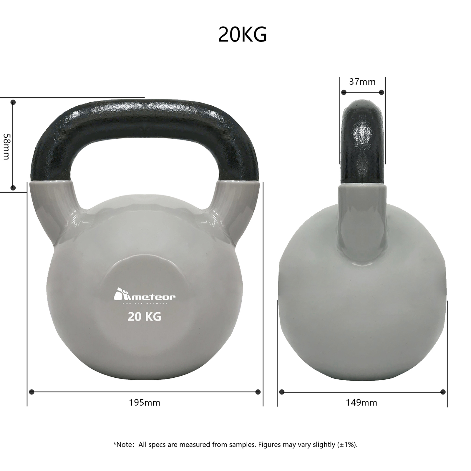 8/10/12/16/20/20kg Cast Iron Kettlebells & Dumbbell Weight Set Home Gym 