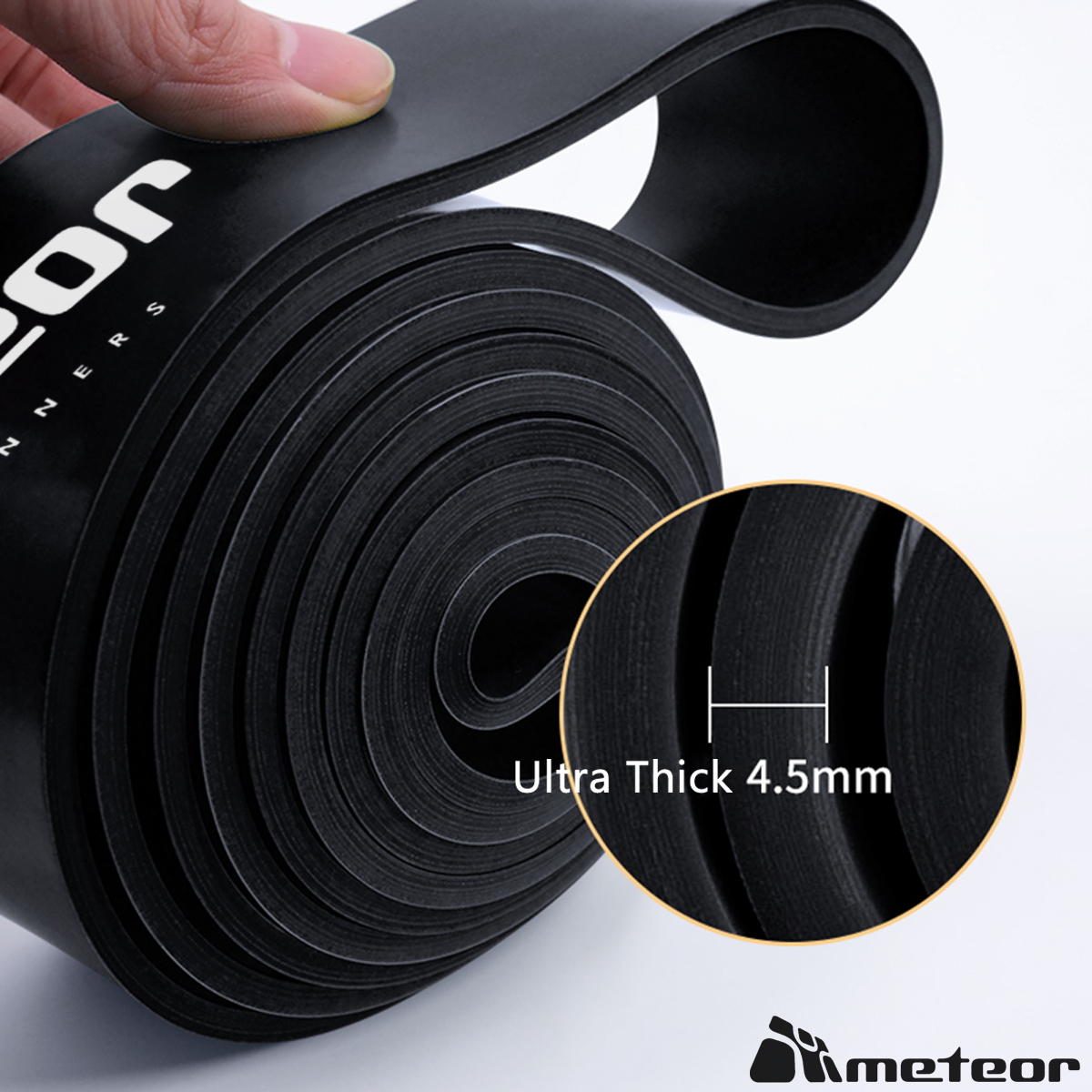 Meteor Essential Power Bands Resistance Loop Set Dumbbell Barbell Home Fitness - Picture 103 of 107