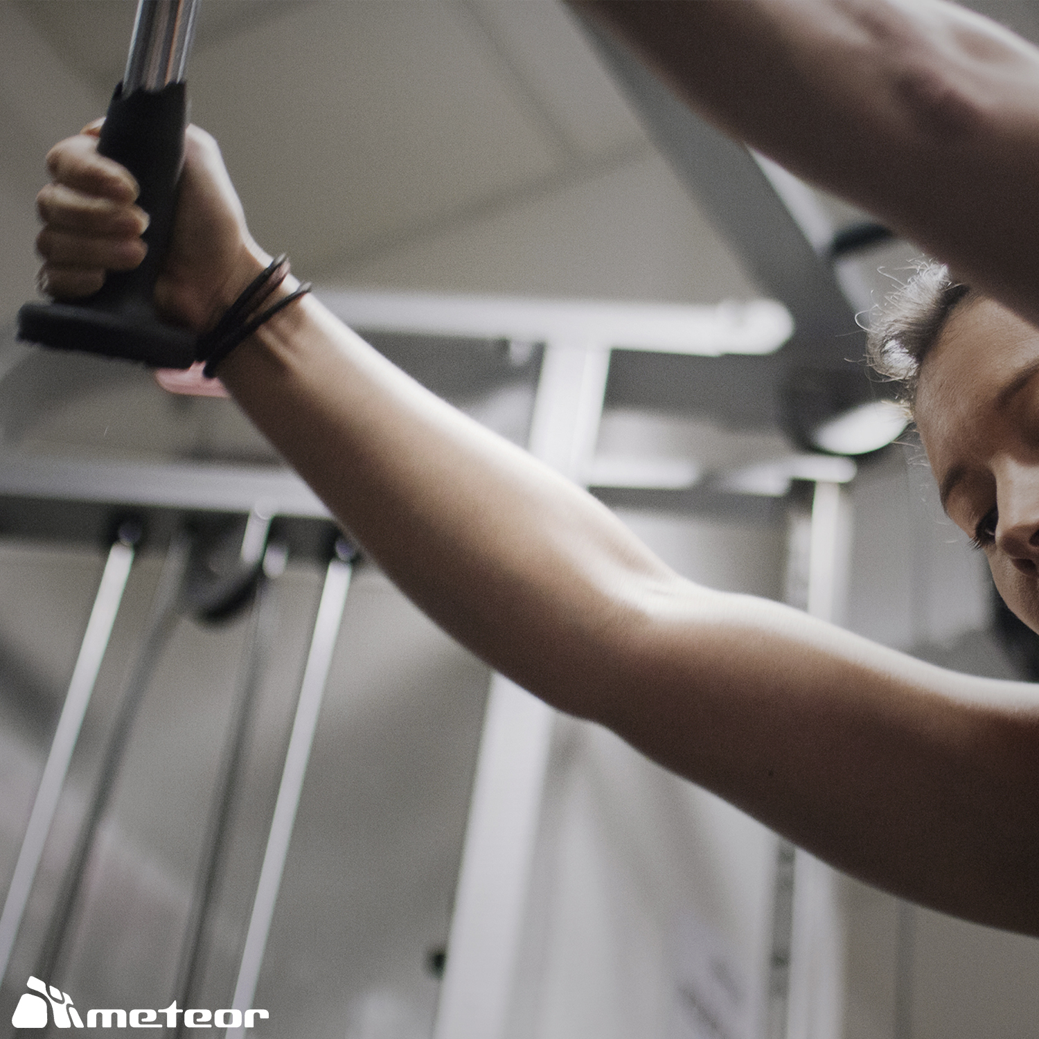 METEOR Cable Pulley Attachment Tricep Rope V Grip LAT Pull Down Gym Accessory - Picture 95 of 122