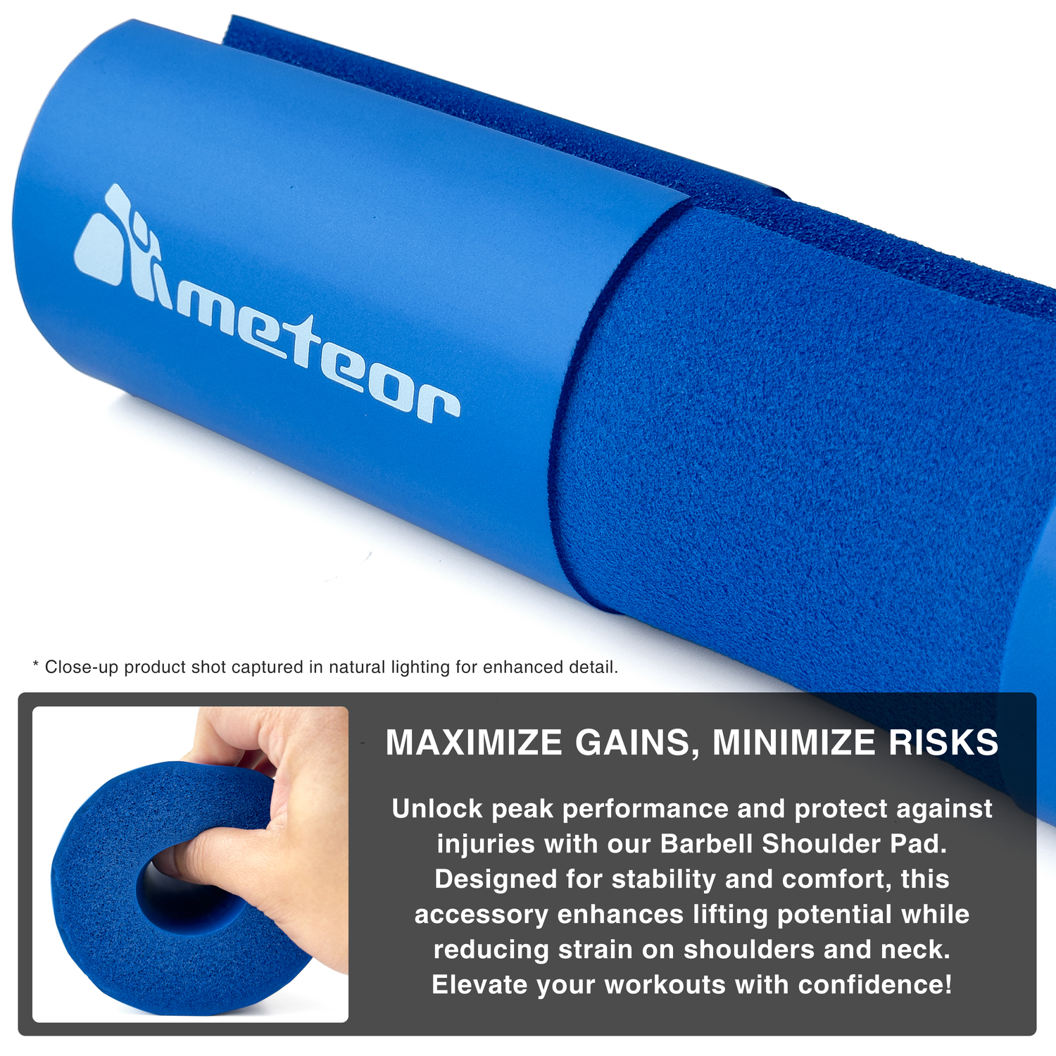 METEOR Barbell Pad Shoulder Pad Squat Pad Weightlifting Hip Thrust Lunges - Picture 25 of 79