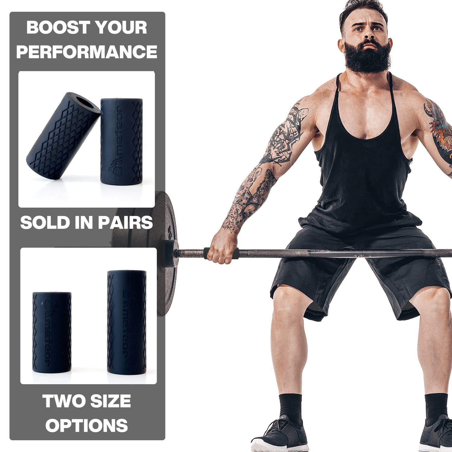 METEOR Essential Dumbbell Grips Silicone Dumbbell Grips Dumbbell