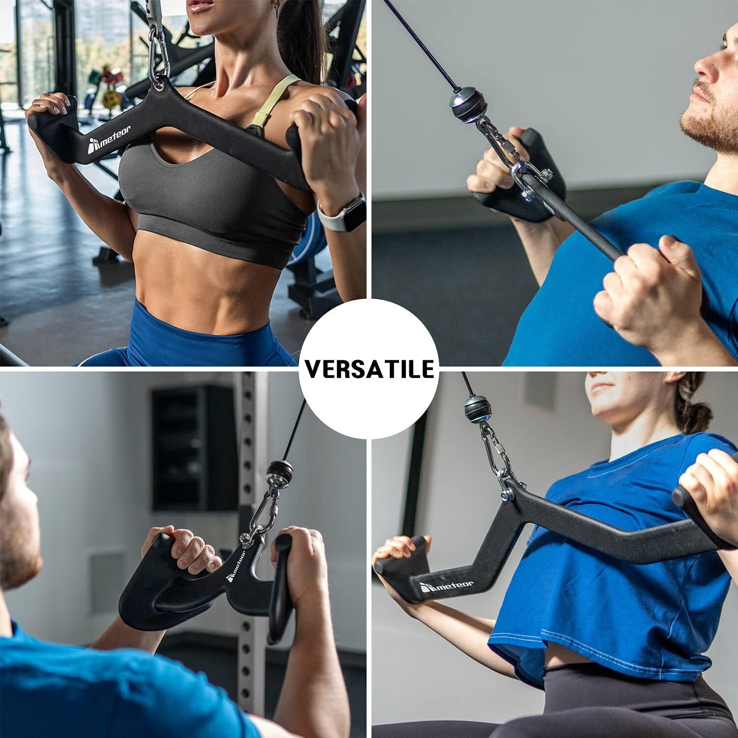 METEOR Cable Pulley Attachments, Exercise Machine Accessories LAT V-GRIP BICEPS - Picture 20 of 70