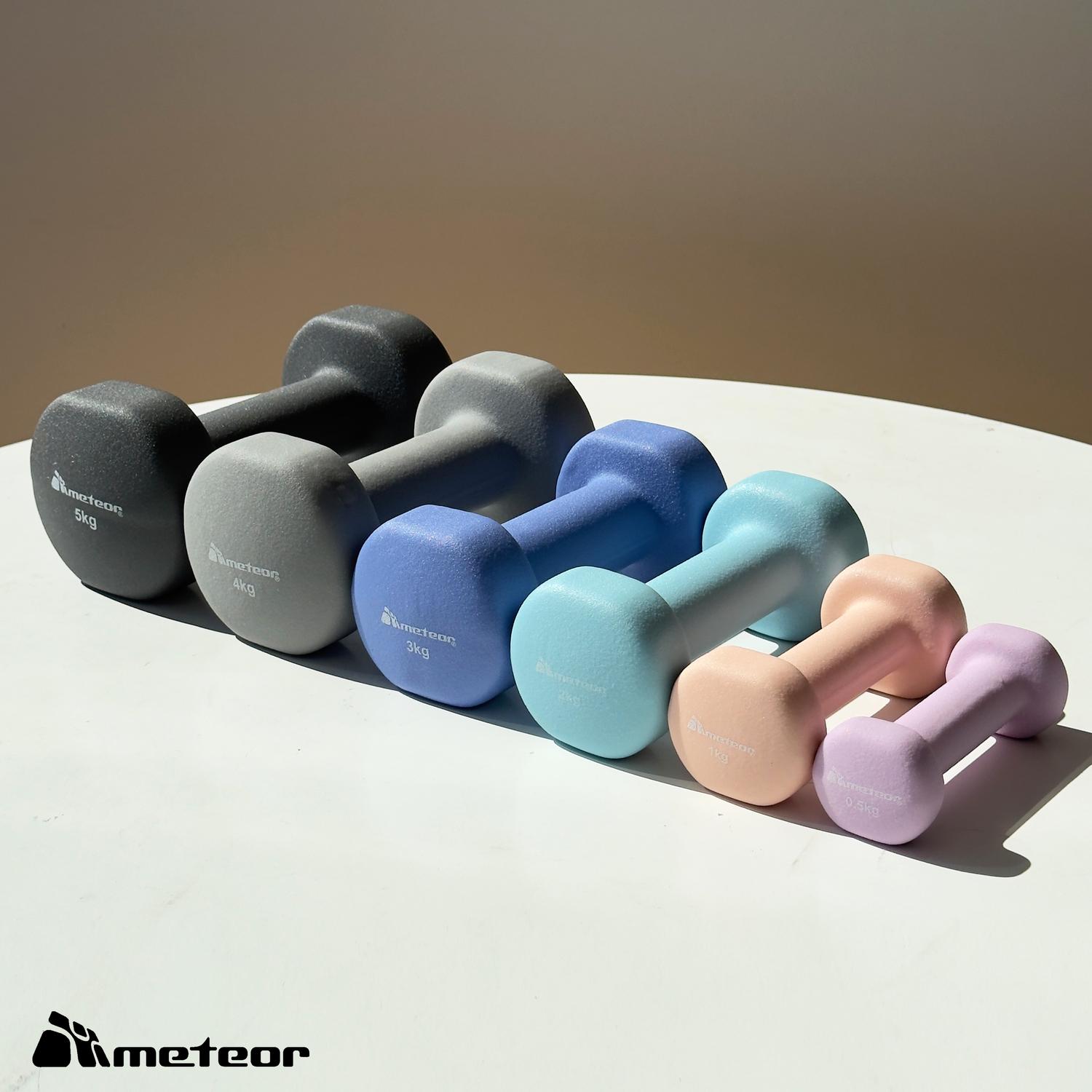 METEOR Anti-Slip Dumbbell-Dumbbell Set-Weightlifting-Barbell-Gym Weights - Picture 79 of 104