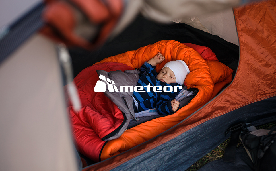 Meteor Kids 150x60cm Waterproof Lightweight Sleeping Bag for