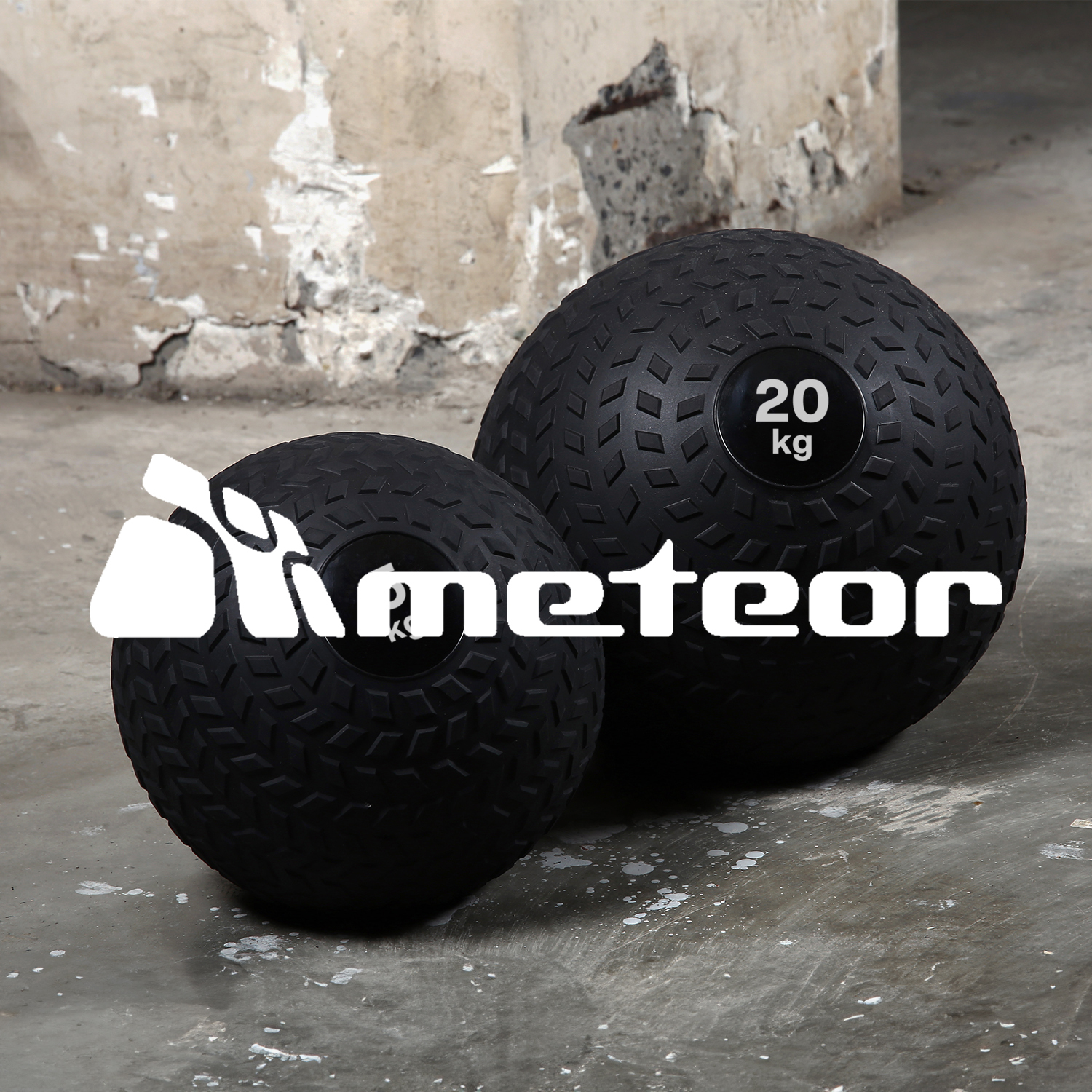 METEOR Dead Bounce Slam Ball Medicine Ball Durable Shell Anti Slip Tyre Tread - Picture 40 of 130