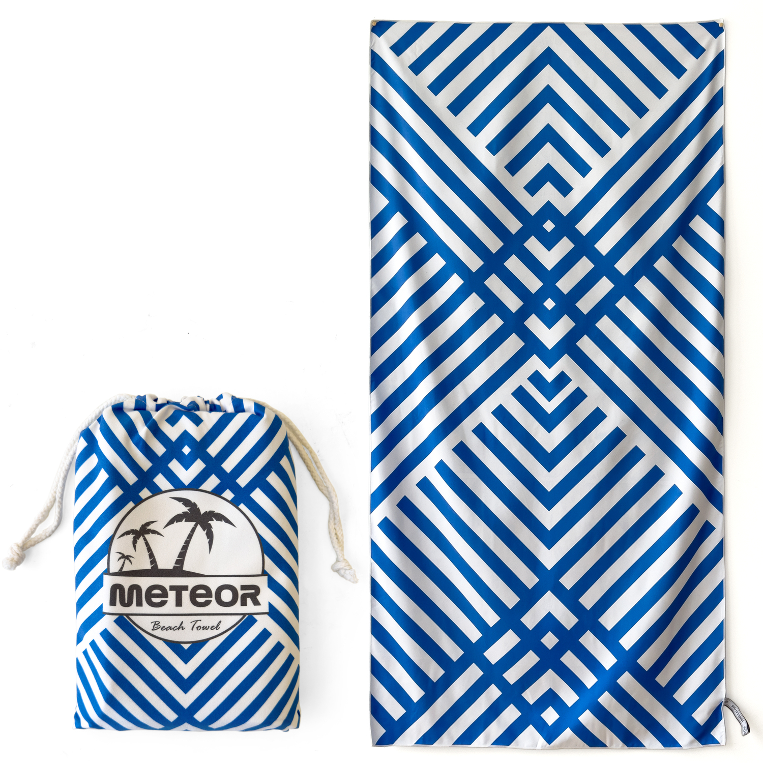 METEOR 180x90cm Extra Large Beach Towel, Sand Free, Quick Dry, With Carry Bag - Picture 8 of 203