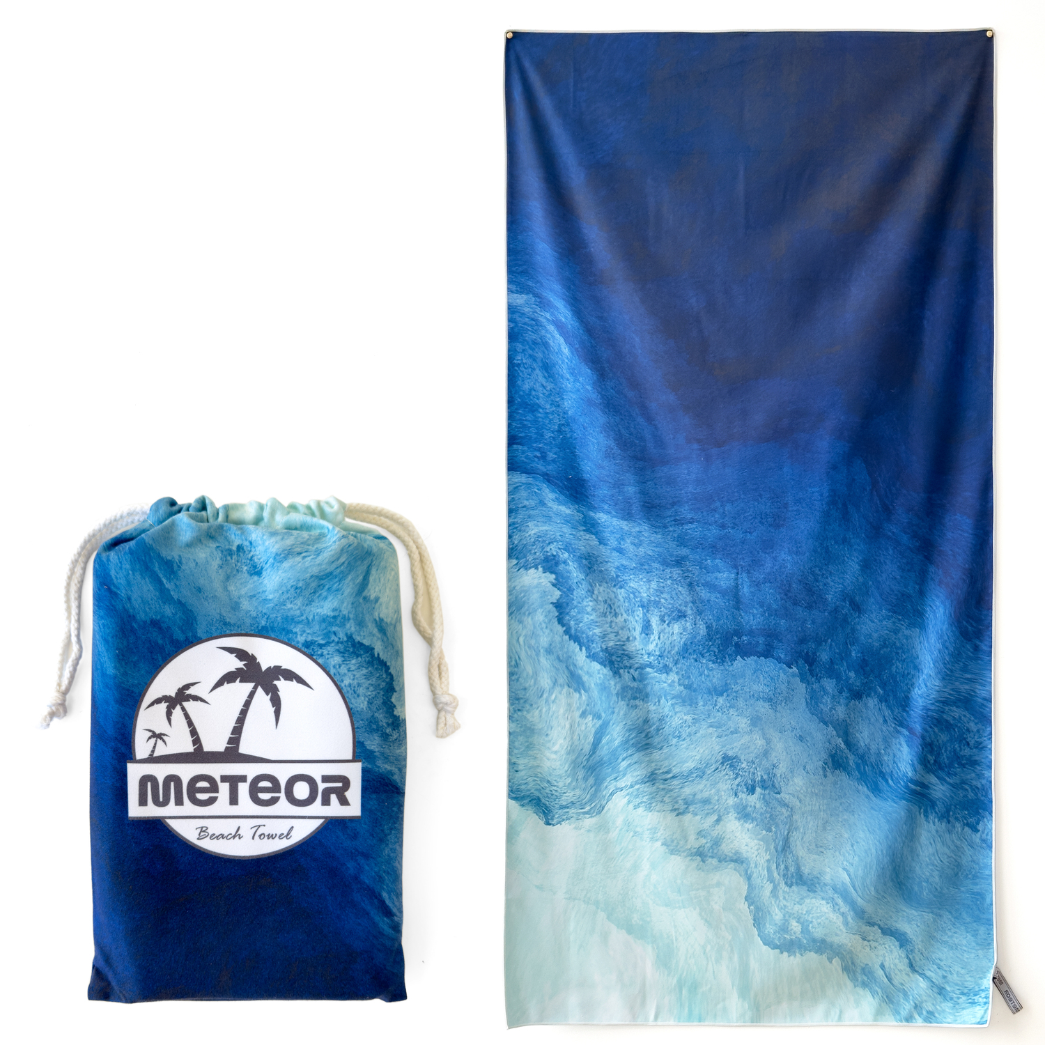 METEOR 180x90cm Extra Large Beach Towel, Sand Free, Quick Dry, With Carry Bag - Picture 113 of 203