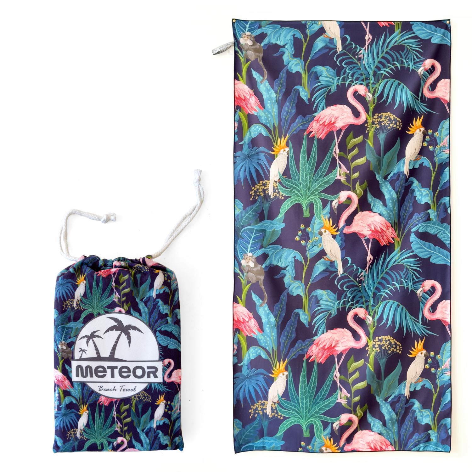 METEOR 180x90cm Extra Large Beach Towel, Sand Free, Quick Dry, With Carry Bag - Picture 141 of 203