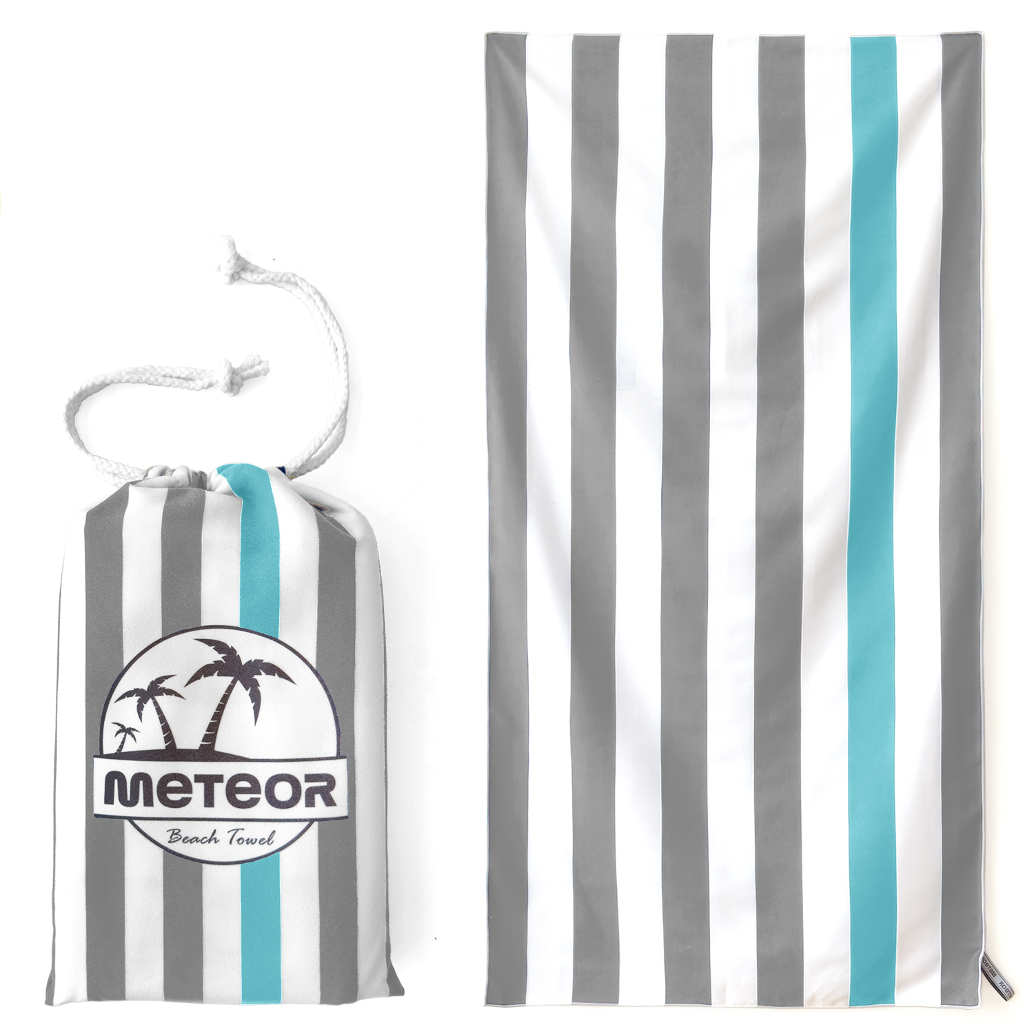 METEOR 180x90cm Extra Large Beach Towel, Sand Free, Quick Dry, With Carry Bag - Picture 197 of 203