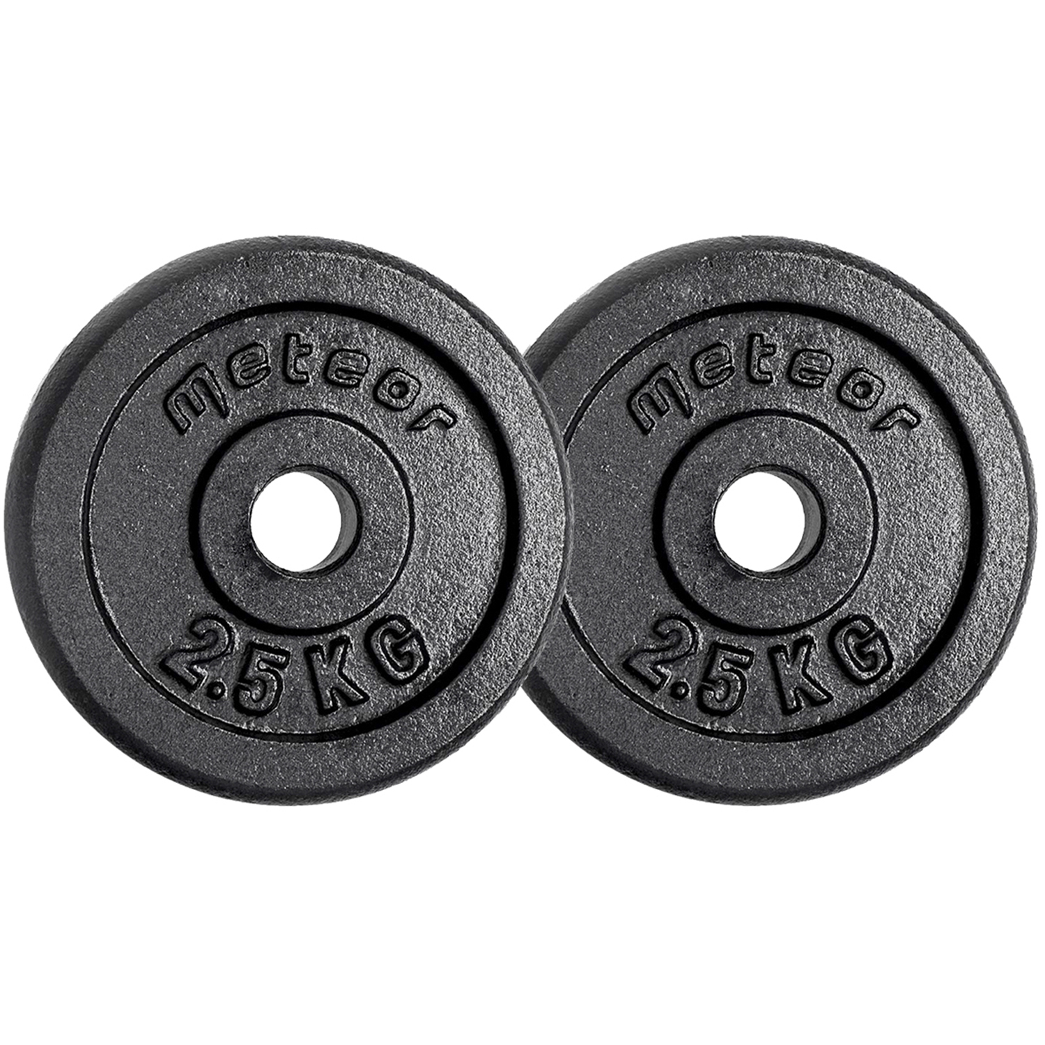 METEOR 0.5-10kg Standard Cast Iron Weight Plate Weightlifting Dumbbell Barbell - Picture 7 of 81