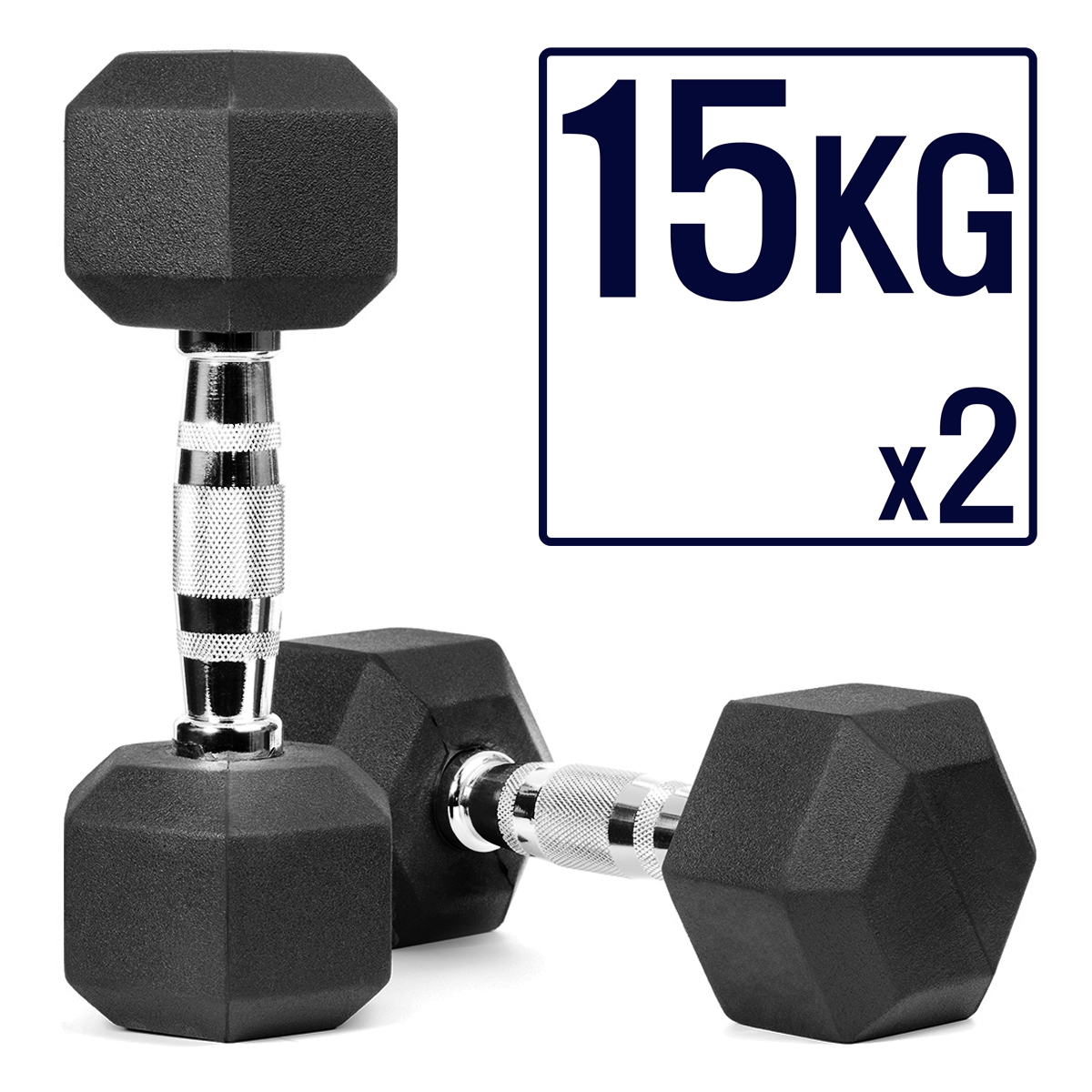 Basics Rubber Encased Hex Dumbbell Cross-Training,Weight Loss Strength Training