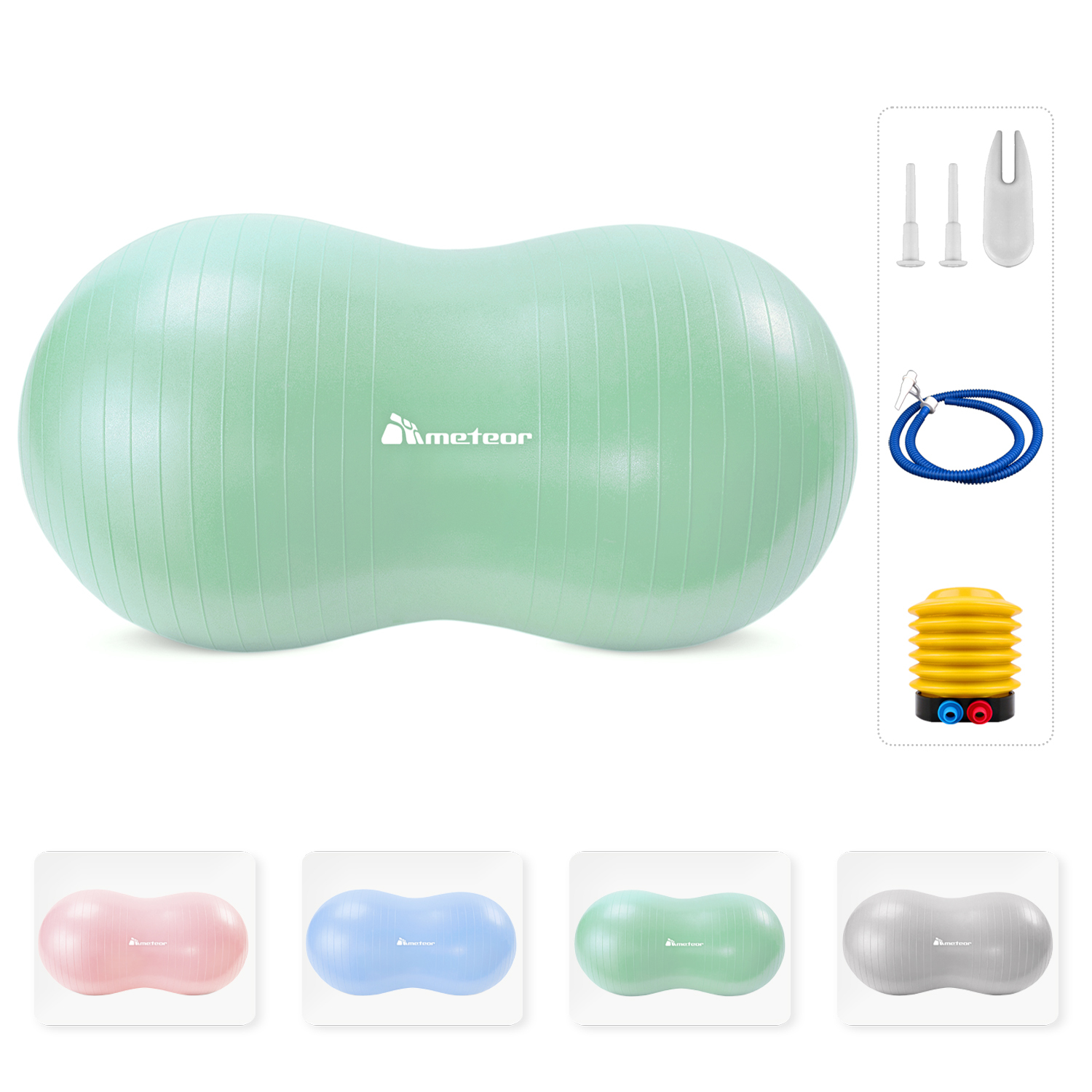 METEOR Anti-Burst Peanut Ball-Yoga Ball-Gym Ball-Swiss Ball-Pet-Kids-Birth Ball - Picture 37 of 56