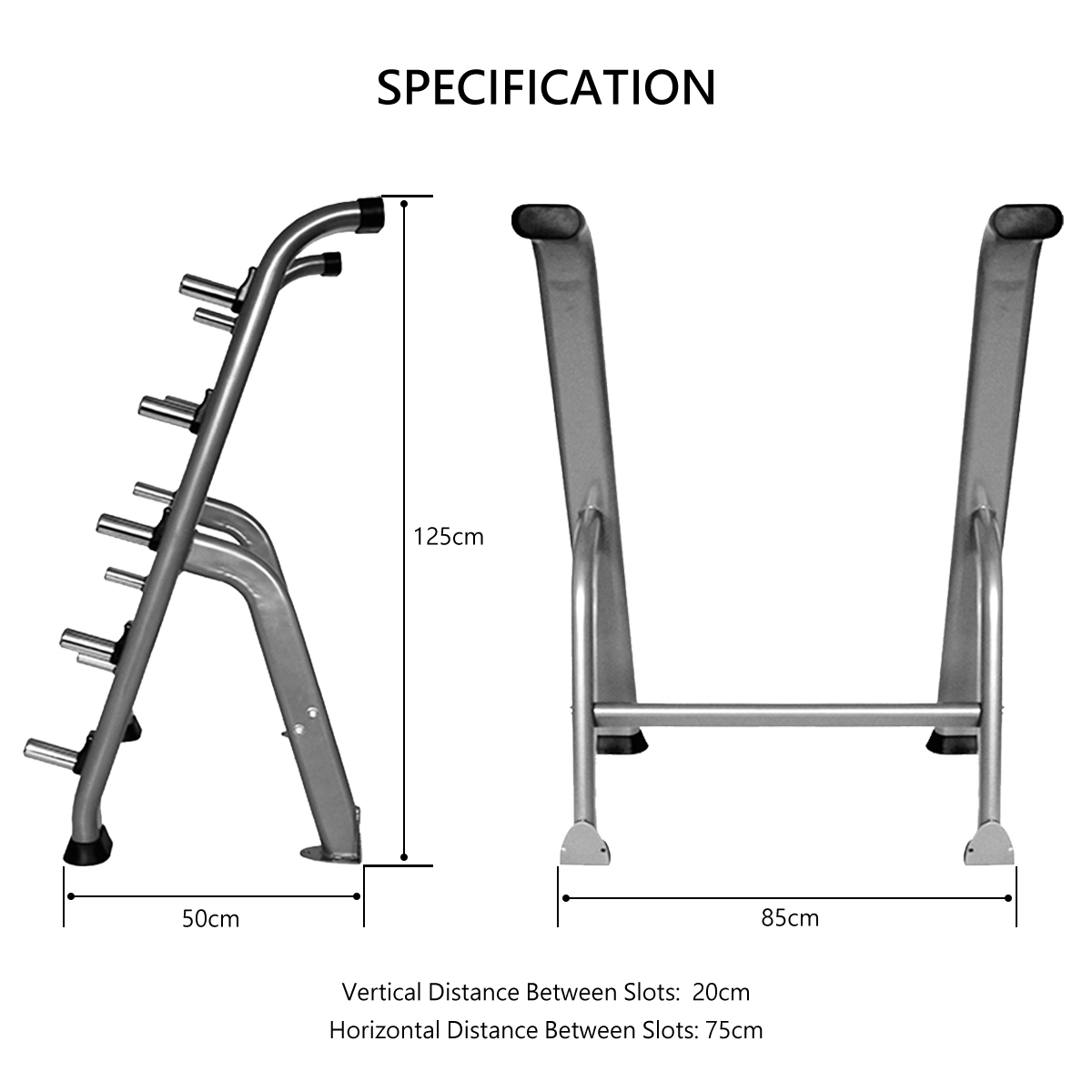 METEOR Barbell Rack Dumbbell Holder Storage Squat Gym Fitness Weight Stand