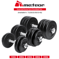 METEOR 15-35kg Essential Home Gym Dumbbell Set