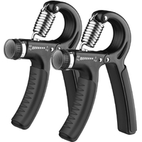 METEOR Adjustable Hand Grip Strengthener 5-60kg  (BLACK-DUAL PACK)