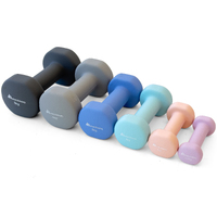 METEOR Dumbbells Anti-Slip Neoprene Dumbbell Soft Touch Grip Hand Weights Home Gym Exercise Dumbbells