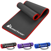 METEOR 183x65cm NBR Yoga Mat, 10mm Extra Thick Exercise Mat