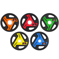 METEOR Urethane Olympic Weightlifting Plates for Olympic Barbells