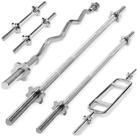 METEOR Standard Barbell Weightlifting Bar with 25.4mm Loadable Sleeves