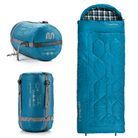 METEOR 220x80cm Rectangular Sleeping Bag with Hood-All Season Sleeping Bag
