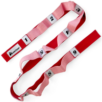 METEOR Non-Elastic Stretching Strap, Multi-loop Leg Stretcher, Stretch Belt with Carry Bag