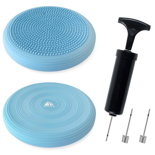 METEOR Wobble Cushion Balance Disc Stability Disc, Wobble Seat (Blue)