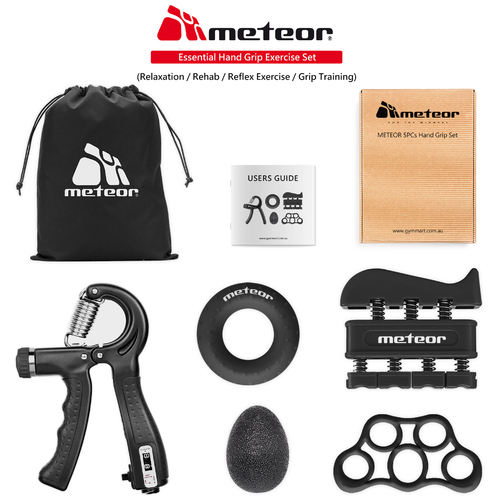 METEOR Essential 5PCs Hand Grip Strengthener Set
