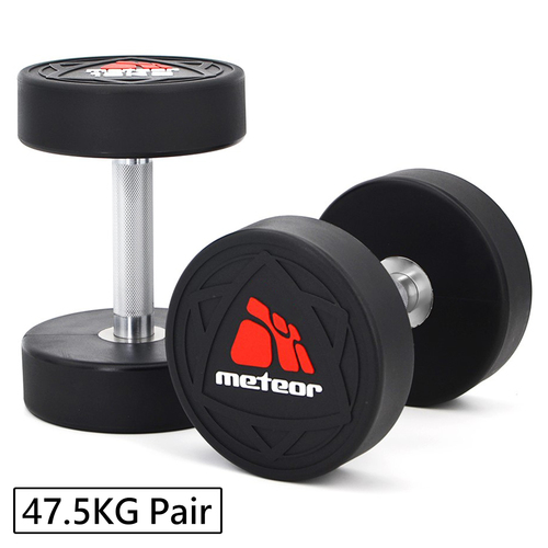 METEOR 47.5kgx2 Urethane Dumbbells - Polyurethane Dumbbell,Exercise Dumbbell,Gym Weight
