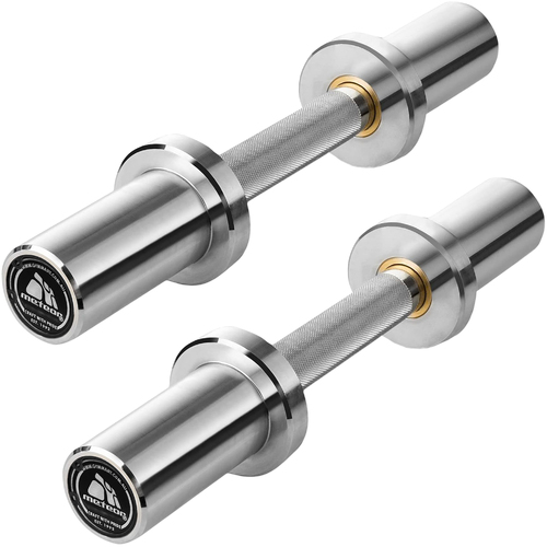 METEOR Dumbbell Handle,Olympic Barbell Weightlifting Bar in 50mm Loadable Sleeves