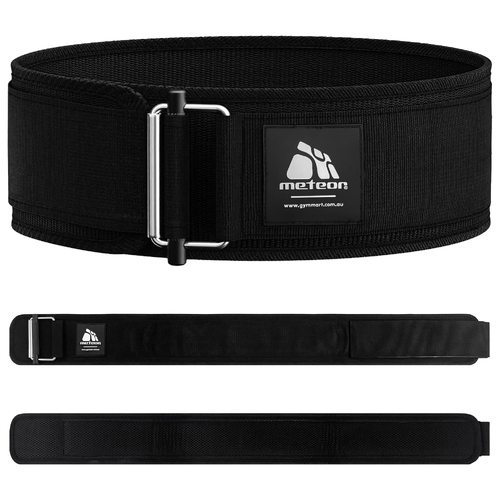 METEOR Self-Locking Weightlifting Belt, Weight Belt, Lifting Belt, Squat Belt (Size S)